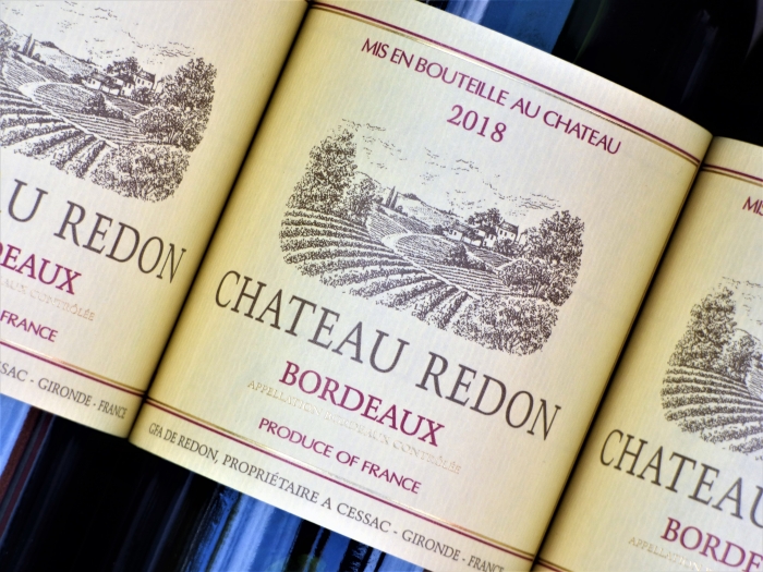 Bordeaux Wein Chateau Redon 2018