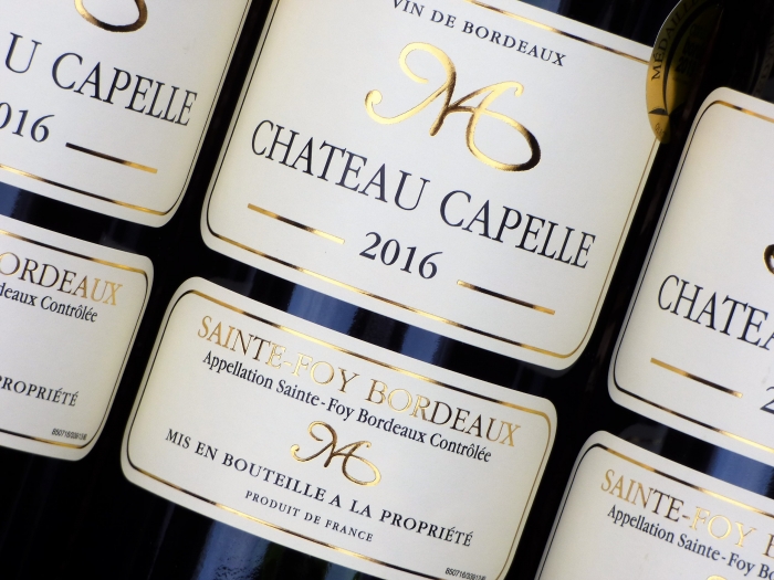 Bordeauxwein, Bordeauxweine ,Bordeaux Wein Chateau Capelle 2016, bordeaux wine, Rotwein Bordeaux, red wine,