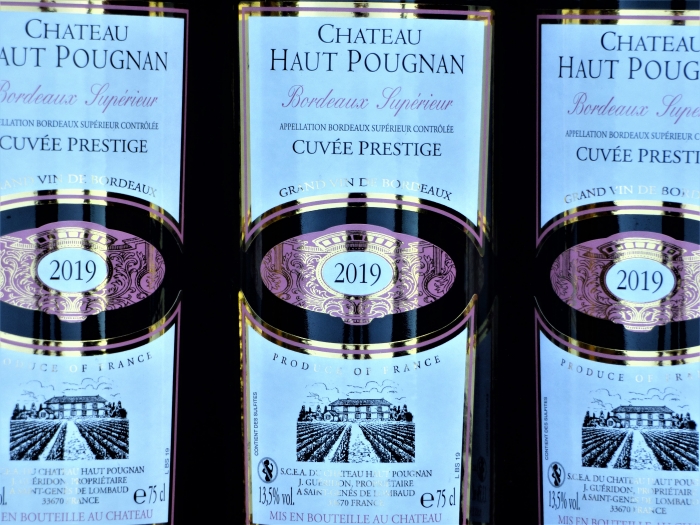 Bordeaux Wein  Chauteau Haut Pougnan 2019
