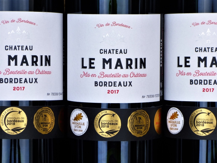 Bordeaux Wein Chateau Le Marin